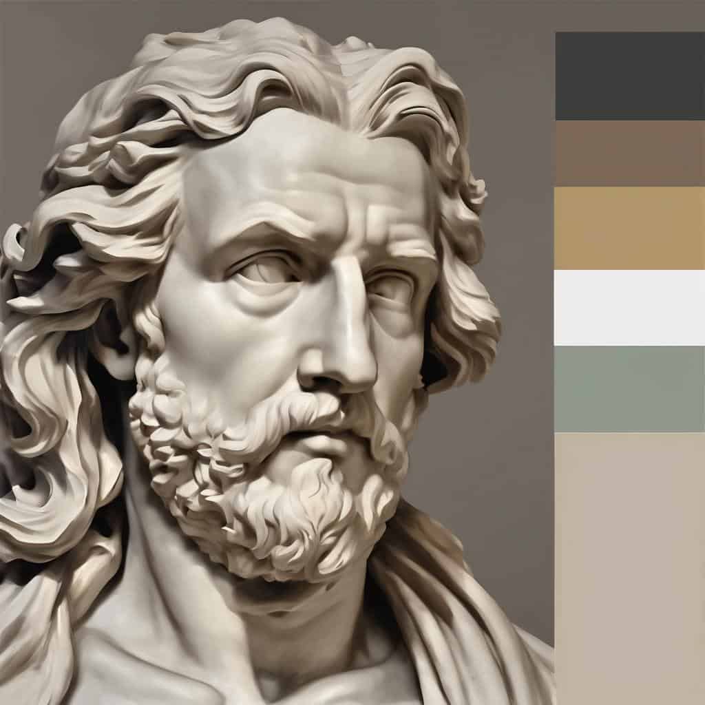 Ορεκτικό ρετρό άγαλμα του Ιησού Χριστού, τέχνη και προσωπικό ύφος των καλλιτεχνών.